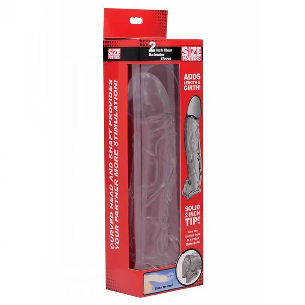 2 Inch Clear Extender Sleeve by Size Matters — image 6 of 6