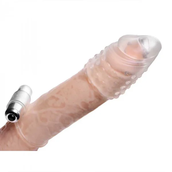 Clear Sensations Penis Extender Vibro Sleeve with Bullet by Size Matters — image 2 of 6