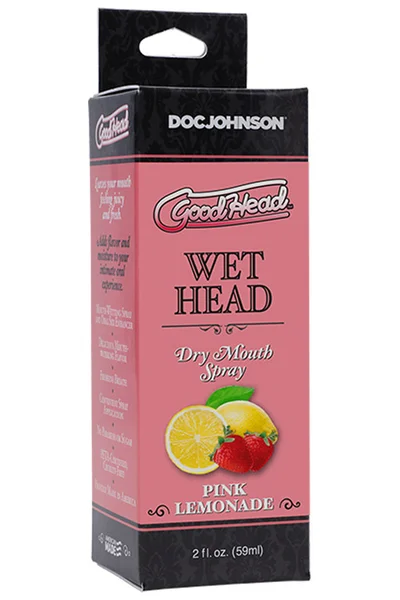 Doc Johnson Wet Head Dry Mouth Spray - Pink Lemonade (59ml) — image 4 of 4