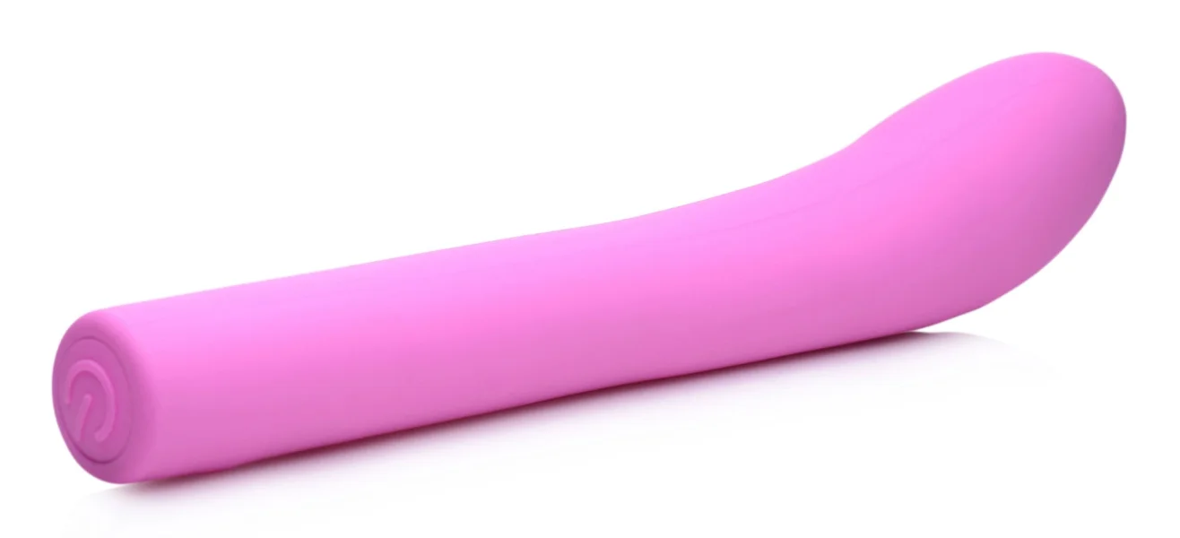 5 Star 9x Come-hither G-spot Silicone Vibrator - Pink