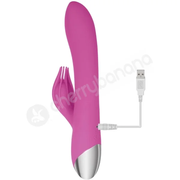 Adam & Eve Clit Tickling Pink Dual Stimulation Vibrating Rabbit