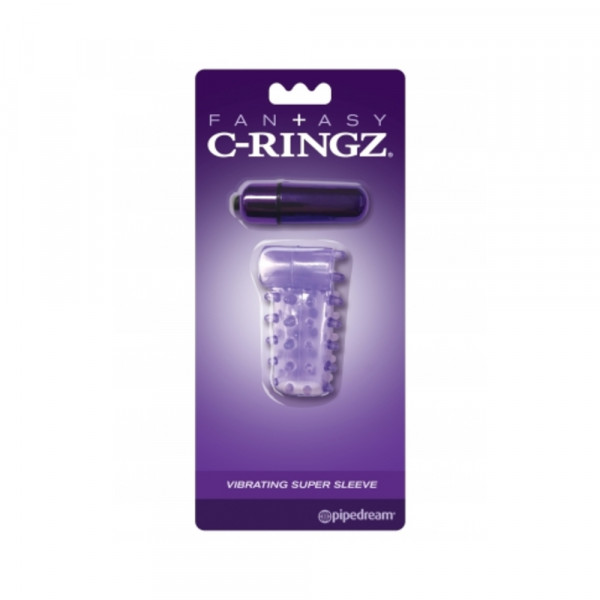 Fcr - Fantasy C-ringz Vibrating Super Sleeve Purple