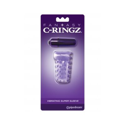 Fcr Fantasy C ringz Vibrating Super Sleeve Purple