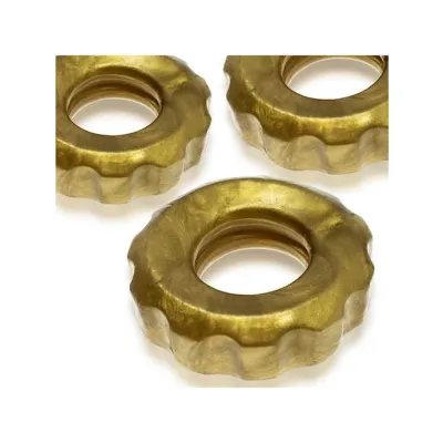 Super Huj 3 pack Cockrings Bronze Metallic