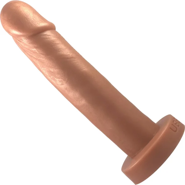 The Teres Dual-Density Realistic 7.5" Silicone Dildo By Uberrime - Caramel