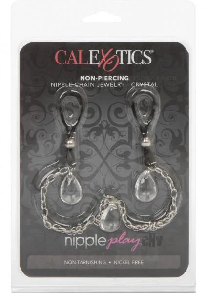Nipple Play Non Piercing Nipple Chain Crystal — image 6 of 6
