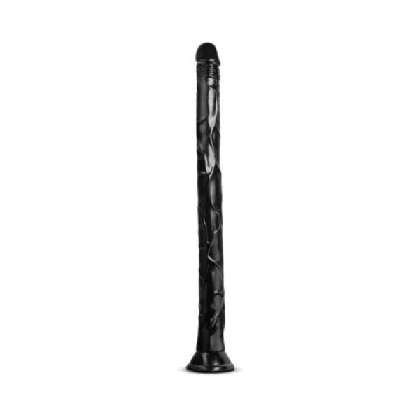 Jet - Black Mamba - 19.25 Inch Long Dildo - Black