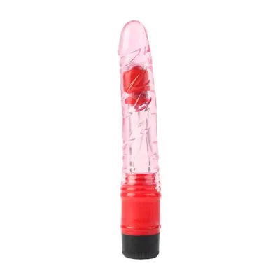 8 8 Inch Inlaid Vibrator Red 8 8 Inch