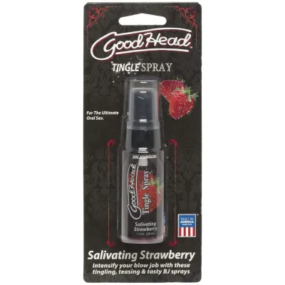 Goodhead Tingle Spray 1 Fl Oz Salivating Strawberry