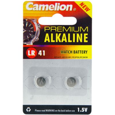 Alkaline LR41 BP2 20 Pack