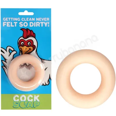 S Line Cock Ring Shaped Soap