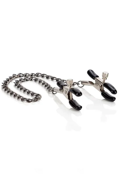 California Exotic Adjustable Metal Nipple Clamps with Connecting Chain — image 9 of 15