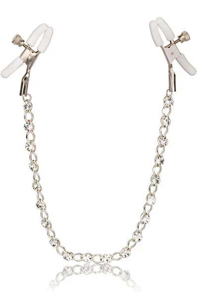 California Exotic Crystal Chain Nipple Clamps — image 7 of 12