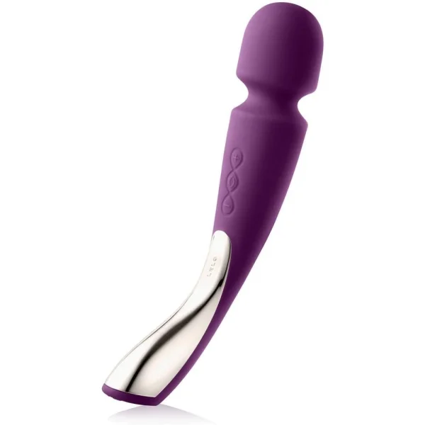 Lelo Smart Wand Luxury Compact Medium Vibrator - Plum