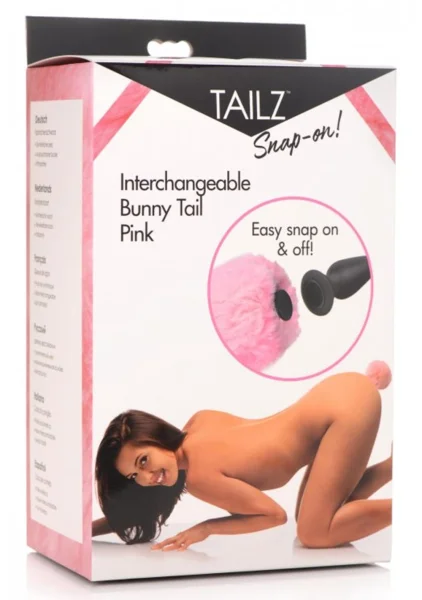 Tailz Snap-On Interchangeable Black Bunny Tail