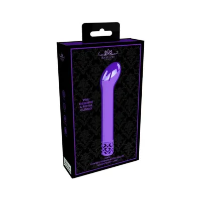 Royal Gems Jewel Abs Rechargeable Bullet Purple