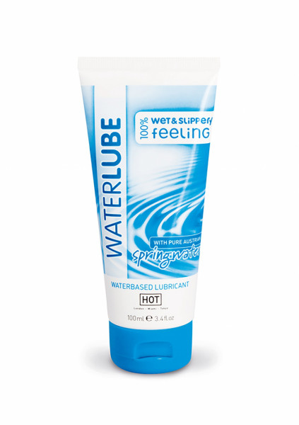 HOT Water Lube waterbased - springwater - 100 ml - Sex Lubricant