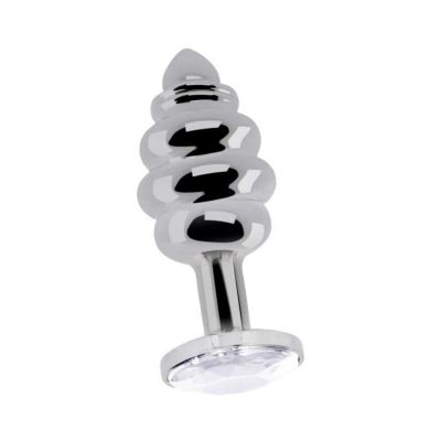 Rich Ribbed Diamond Plug 2 75 Inch