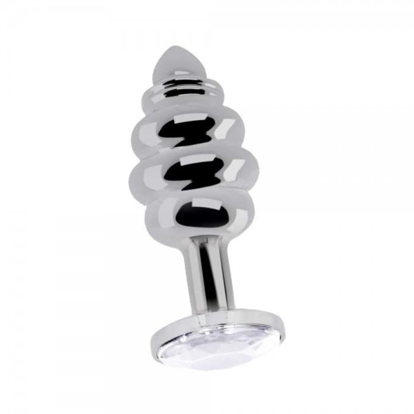 Rich Ribbed Diamond Plug 2.75 Inch