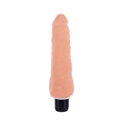 Excellent Power True Feel 6 5 Inch Dual Density Realistic Smooth Dildo Vibrator