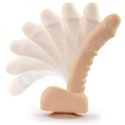 Uprize Flesh Remote Control Erecting 8 Vibrating Dildo