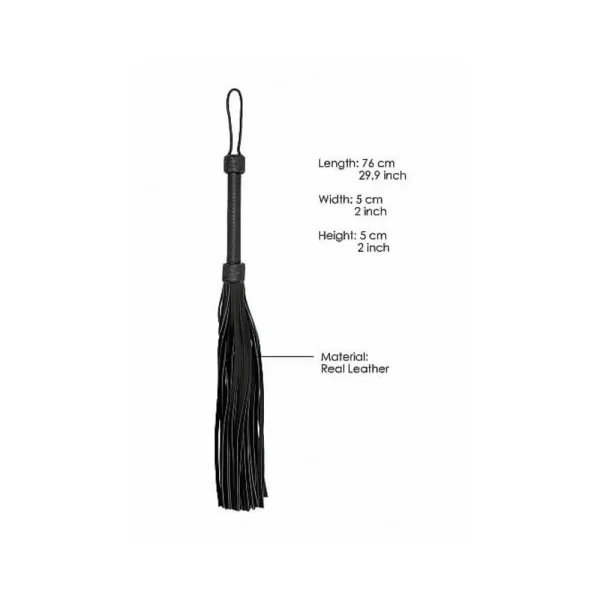 Ouch! Pain - Grain Leather Heavy-duty Tail Flogger