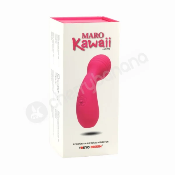 Maro Kawaii Pink Rechargeable Wand Vibrator