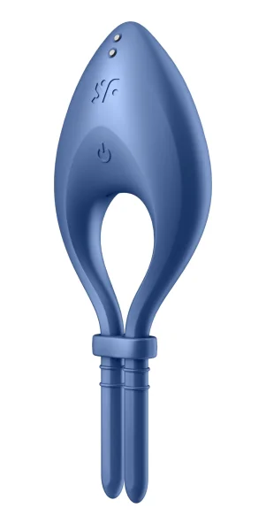 Satisfyer Bullseye Blue App Controlled Adjustable Vibrating Cockring