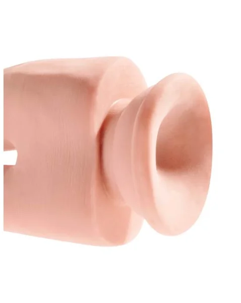 King Cock Plus 9.5 Inch Triple Density Double Penetrator - Flesh