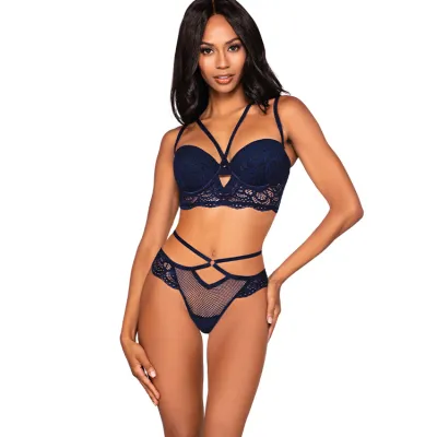 Dreamgirl Wanderlust Lace Bra and G String Set