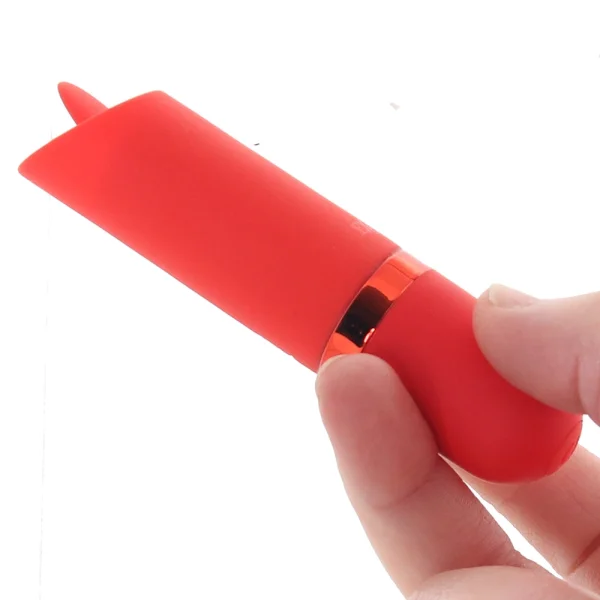 Kyst Flicker Tongue Powerful Waterproof Rechargeable Bullet Vibrator By CalExotics - Red