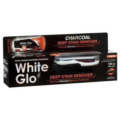 WhiteGlo Charcoal Deep Stain Remover Toothpaste