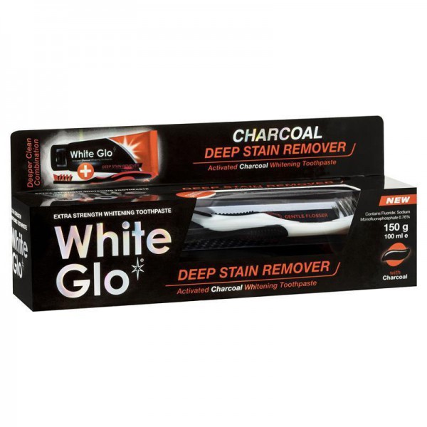 WhiteGlo Charcoal Deep Stain Remover Toothpaste
