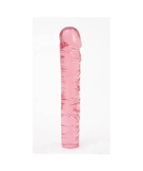 Crystal Jellies Classic Dong 10 Inch - Pink
