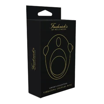 Frederick s of Hollywood Vibrating Couple s C Ring Black