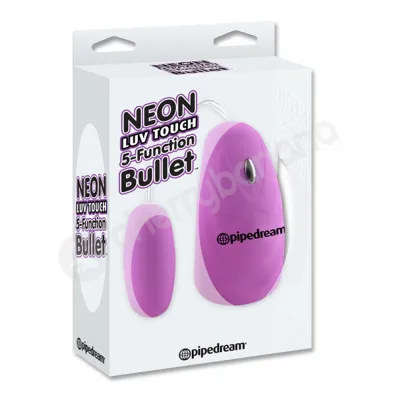 Neon Luv Touch Purple 5 Function Bullet Vibrator