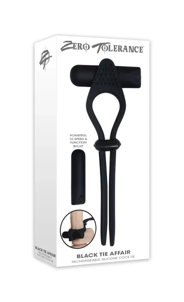 Silicone Rechargeable Black Tie Affair