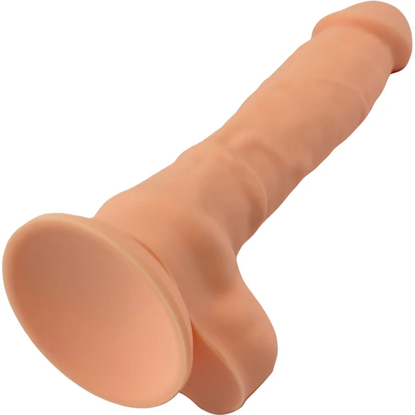 Imrik Small 5.5" Realistic Dual Density Silicone Dildo With Suction Cup & Balls By Pleasure Engine