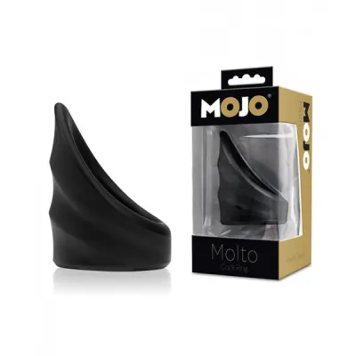 Mojo Molto Silicone Cock Ring Black