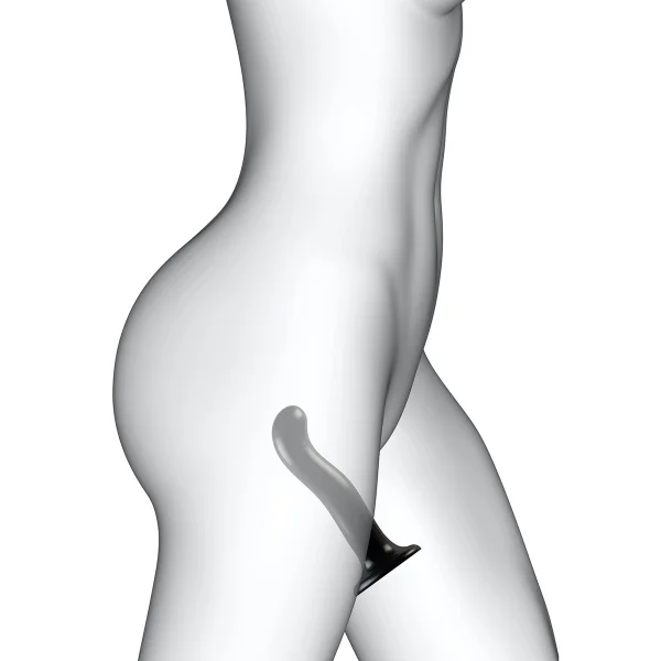Strap On Me Prostate and G Spot Curved Dildo XLarge Black