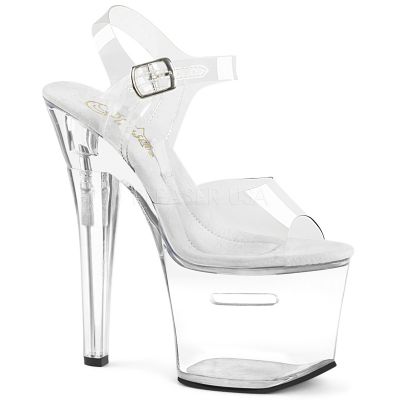 7 inches Heel 2 3 4 inches PF Ankle Strap Sandal w A Slot Opening