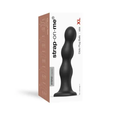 Strap on me Dildo Plug Balls Xl Black