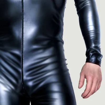 Noir Mens Overall 2way Zipper