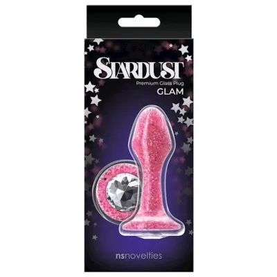 Stardust Glam Plug 3 7 Inch Pink 3 7 Inch