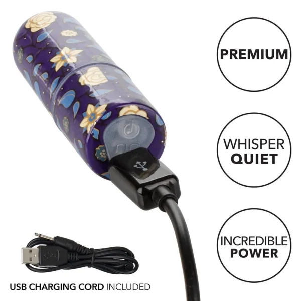 Naughty Bits Just The Tip Waterproof Rechargeable Bullet Vibrator By CalExotics