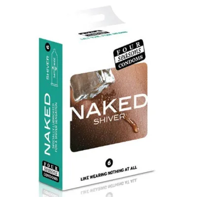 Four Seasons Naked Shiver Condoms 6 Pack