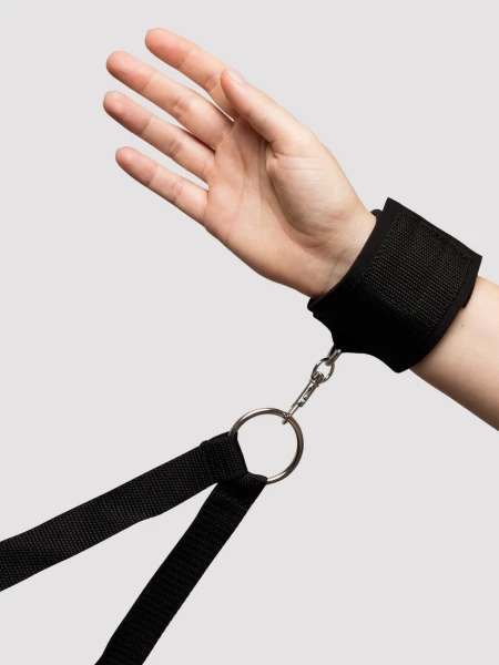 Bondage Boutique Harness with Wrist and Thigh Restraints