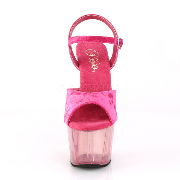 7 inches Heel, 2 3/4 inches Tinted Platform Ankle Strap Sandal — image 18 of 25