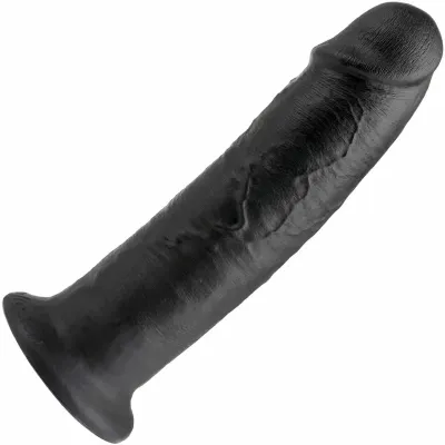 King Cock 10 Suction Cup Dildo Black