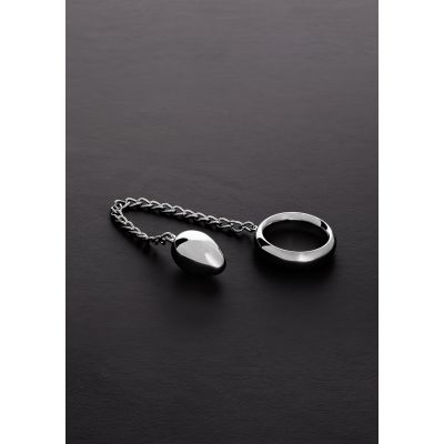 Donut C Ring Anal Egg 40 30mm with chain Silicone Cock Ring